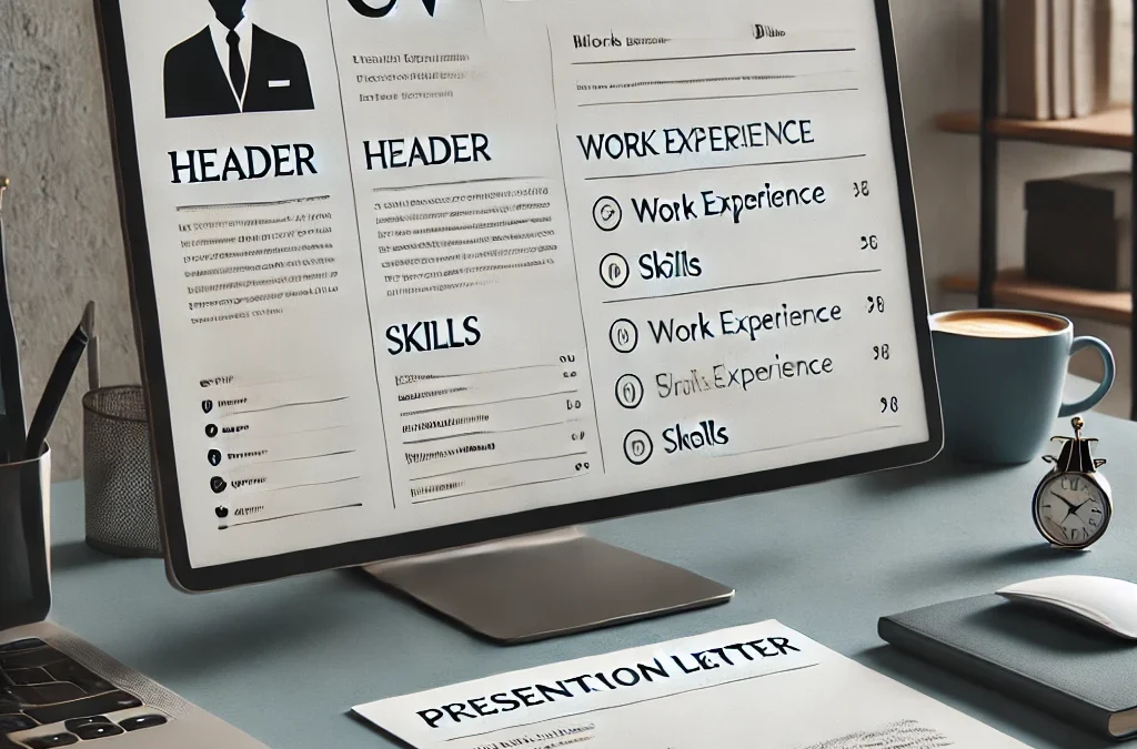 Create a Winning Application: CV Template, CV Format, and Presentation Letter