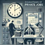 Disadvantages of private jobs